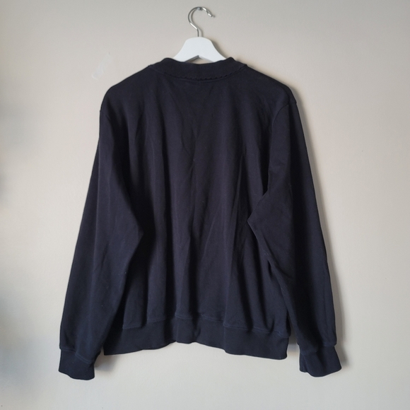 Alfred Dunner Vintage Embroidered Grandma Sweater Size XL Size Black - Picture 7 of 11